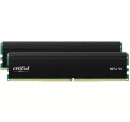 Оперативная память DDR4 32 Gb (3200 MHz) (Kit 16 Gb x 2) Crucial Pro (CP2K16G4DFRA32A)