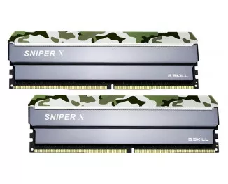 Оперативная память DDR4 32 Gb (3200 MHz) (Kit 16 Gb x 2) G.SKILL Sniper X (F4-3200C16D-32GSXFB)
