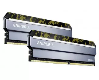 Оперативна пам'ять DDR4 32 Gb (3200 MHz) (Kit 16 Gb x 2) G.SKILL Sniper X (F4-3200C16D-32GSXKB)