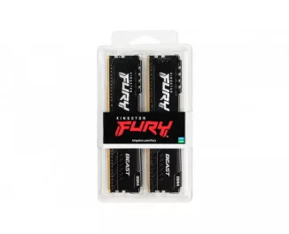 Оперативная память DDR4 32 Gb (3200 MHz) (Kit 16 Gb x 2) Kingston Fury Beast Black (KF432C16BBK2/32)