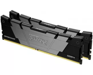 Оперативная память DDR4 32 Gb (3200 MHz) (Kit 16 Gb x 2) Kingston Fury Renegade Black (KF432C16RB12K2/32)