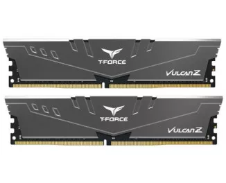 Оперативна пам'ять DDR4 32 Gb (3200 MHz) (Kit 16 Gb x 2) Team T-Force Vulcan Z Grey (TLZGD432G3200HC16FDC01)