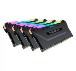 Оперативна пам'ять DDR4 32 Gb (3200 MHz) (Kit 8 Gb x 4) Corsair Vengeance RGB PRO (CMW32GX4M4Z3200C16)