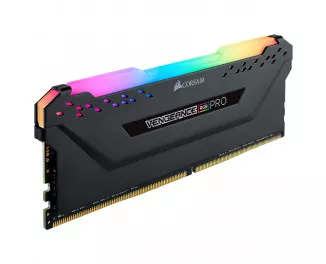 Оперативная память DDR4 32 Gb (3200 MHz) (Kit 8 Gb x 4) Corsair Vengeance RGB PRO (CMW32GX4M4Z3200C16)
