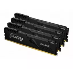 Оперативная память DDR4 32 Gb (3200 MHz) (Kit 8 Gb x 4) Kingston Fury Beast (KF432C16BBK4/32)