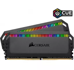 Оперативна пам'ять DDR4 32 Gb (3600 MHz) (Kit 16 Gb x 2) Corsair Dominator Platinum RGB (CMT32GX4M2D3600C18)