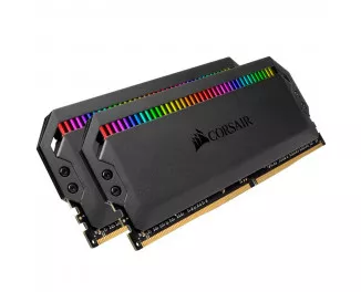 Оперативна пам'ять DDR4 32 Gb (3600 MHz) (Kit 16 Gb x 2) Corsair Dominator Platinum RGB (CMT32GX4M2Z3600C18)