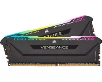 Оперативна пам'ять DDR4 32 Gb (3600 MHz) (Kit 16 Gb x 2) Corsair Vengeance RGB PRO SL (CMH32GX4M2D3600C18)
