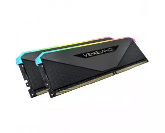 Оперативна пам'ять DDR4 32 Gb (3600 MHz) (Kit 16 Gb x 2) Corsair Vengeance RGB RT (CMN32GX4M2Z3600C16)