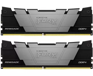 Оперативна пам'ять DDR4 32 Gb (3600 MHz) (Kit 16 Gb x 2) Kingston Fury Renegade Black (KF436C16RB12K2/32)