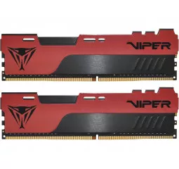 Оперативна пам'ять DDR4 32 Gb (4000 MHz) (Kit 16 Gb x 2) Patriot Viper Elite II Red (PVE2432G400C0K)