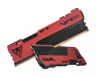 Оперативная память DDR4 32 Gb (4000 MHz) (Kit 16 Gb x 2) Patriot Viper Elite II Red (PVE2432G400C0K)