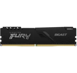 Оперативная память DDR4 4 Gb (2666 MHz) Kingston Fury Beast Black (KF426C16BB/4)
