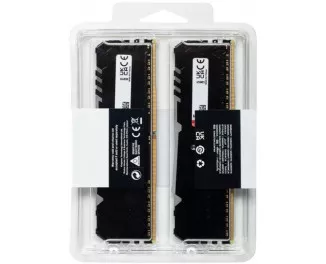 Оперативная память DDR4 64 Gb (2666 MHz) (Kit 32 Gb x 2) Kingston Fury Beast RGB (KF426C16BBAK2/64)