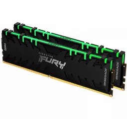 Оперативна пам'ять DDR4 64 Gb (3200 MHz) (Kit 32 Gb x 2) Kingston Fury Renegade RGB (KF432C16RBAK2/64)