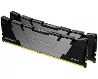 Оперативная память DDR4 64 Gb (3600 MHz) (Kit 32 Gb x 2) Kingston Fury Renegade Black (KF436C18RB2K2/64)