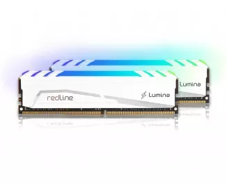 Оперативная память DDR4 64 Gb (3600 MHz) (Kit 32 Gb x 2) Mushkin Redline Lumina RGB White (MLB4C360JNNM32GX2)