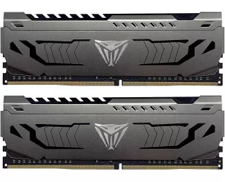 Оперативна пам'ять DDR4 64 Gb (3600 MHz) (Kit 32 Gb x 2) Patriot Viper Steel (PVS464G360C8K)
