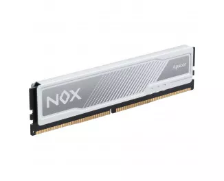 Оперативна пам'ять DDR4 8 Gb (2666 MHz) Apacer NOX White (AH4U08G26C08YMWAA-1)