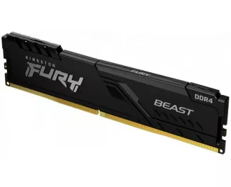Оперативная память DDR4 8 Gb (2666 MHz) Kingston Fury Beast Black (KF426C16BB/8)