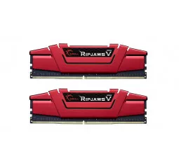 Оперативна пам'ять DDR4 8 Gb (2666 MHz) (Kit 4 Gb x 2) G.SKILL Ripjaws V Red (F4-2666C15D-8GVR)