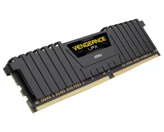 Оперативна пам'ять DDR4 8 Gb (3000 MHz) (Kit 4 Gb x 2) Corsair Vengeance LPX Black (CMK8GX4M2C3000C16)