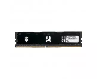 Оперативная память DDR4 8 Gb (3200 MHz) GOODRAM UKRAINA IRDM X Black (IRK-3200D464L16SA/8G)