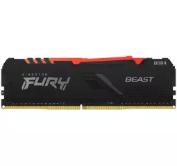 Оперативная память DDR4 8 Gb (3200 MHz) Kingston Fury Beast RGB (KF432C16BBA/8)