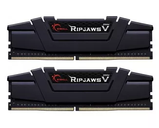 Оперативная память DDR4 8 Gb (3200 MHz) (Kit 4 Gb x 2) G.SKILL Ripjaws V Black (F4-3200C16D-8GVKB)