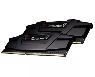 Оперативная память DDR4 8 Gb (3200 MHz) (Kit 4 Gb x 2) G.SKILL Ripjaws V Black (F4-3200C16D-8GVKB)