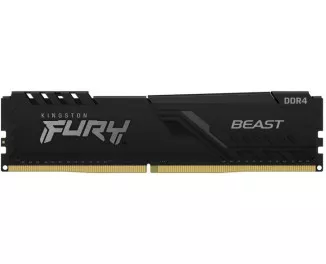 Оперативна пам'ять DDR4 8 Gb (3600 МГц) Kingston Fury Beast Black (KF436C17BB/8)
