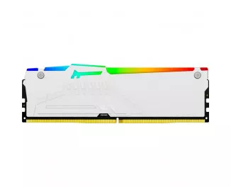 Оперативная память DDR5 128 Gb (5600 MHz) (Kit 32 Gb x 4) Kingston Fury Beast RGB White (KF556C40BWAK4-128)