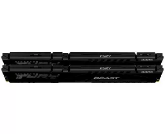 Оперативна пам'ять DDR5 128 Gb (5600 MHz) (Kit 64 Gb x 2) Kingston Fury Beast Black EXPO (KF556C36BBEK2-128)