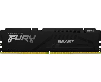 Оперативная память DDR5 16 Gb (5200 MHz) Kingston Fury Beast Black (KF552C36BBE-16)