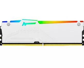 Оперативна пам'ять DDR5 16 Gb (5200 MHz) Kingston Fury Beast RGB EXPO White (KF552C36BWEA-16)
