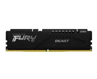 Оперативная память DDR5 16 Gb (5200 MHz) (Kit 8 Gb x 2) Kingston Fury Beast Black (KF552C40BBK2-16)