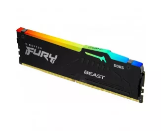 Оперативная память DDR5 16 Gb (5600 MHz) Kingston Fury Beast RGB EXPO Black (KF556C36BBEA-16)