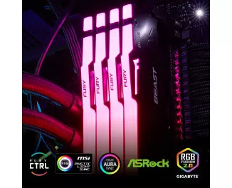 Оперативная память DDR5 16 Gb (6000 MHz) Kingston Fury Beast RGB (KF560C30BBA-16)