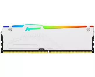 Оперативная память DDR5 16 Gb (6000 MHz) Kingston Fury Beast RGB White (KF560C30BWA-16)
