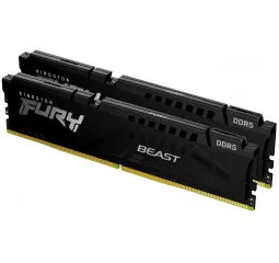 Оперативная память DDR5 16 Gb (6000 MHz) (Kit 8 Gb x 2) Kingston Fury Beast Black EXPO (KF560C30BBEK2-16)