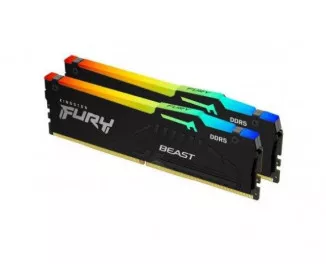 Оперативная память DDR5 16 Gb (6000 MHz) (Kit 8 Gb x 2) Kingston Fury Beast RGB EXPO (KF560C36BBEAK2-16)