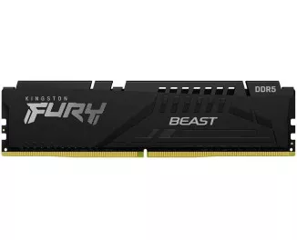 Оперативная память DDR5 16 Gb (6400 MHz) Kingston Fury Beast Black (KF564C32BB-16)