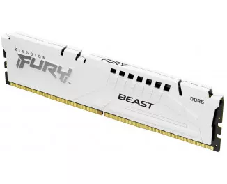 Оперативна пам'ять DDR5 16 Gb (6400 MHz) Kingston Fury Beast White (KF564C32BW-16)