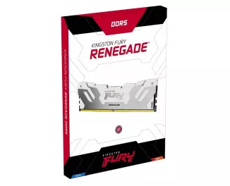 Оперативна пам'ять DDR5 16 Gb (6400 MHz) Kingston Fury Renegade White (KF564C32RW-16)