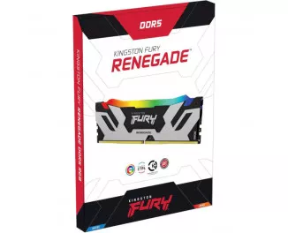 Оперативная память DDR5 16 Gb (8000 MHz) Kingston Fury Renegade RGB (KF580C38RSA-16)