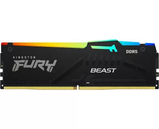 Оперативна пам'ять DDR5 32 Gb (4800 MHz) Kingston Fury Beast RGB (KF548C38BBA-32)