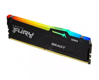 Оперативная память DDR5 32 Gb (4800 MHz) Kingston Fury Beast RGB (KF548C38BBA-32)