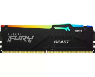 Оперативная память DDR5 32 Gb (5200 MHz) Kingston Fury Beast RGB EXPO (KF552C40BB2A-32)