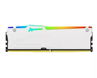 Оперативная память DDR5 32 Gb (5200 MHz) Kingston Fury Beast RGB White (KF552C40BWA-32)