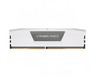 Оперативна пам'ять DDR5 32 Gb (5200 MHz) (Kit 16 Gb x 2) Corsair Vengeance White (CMK32GX5M2B5200C40W)